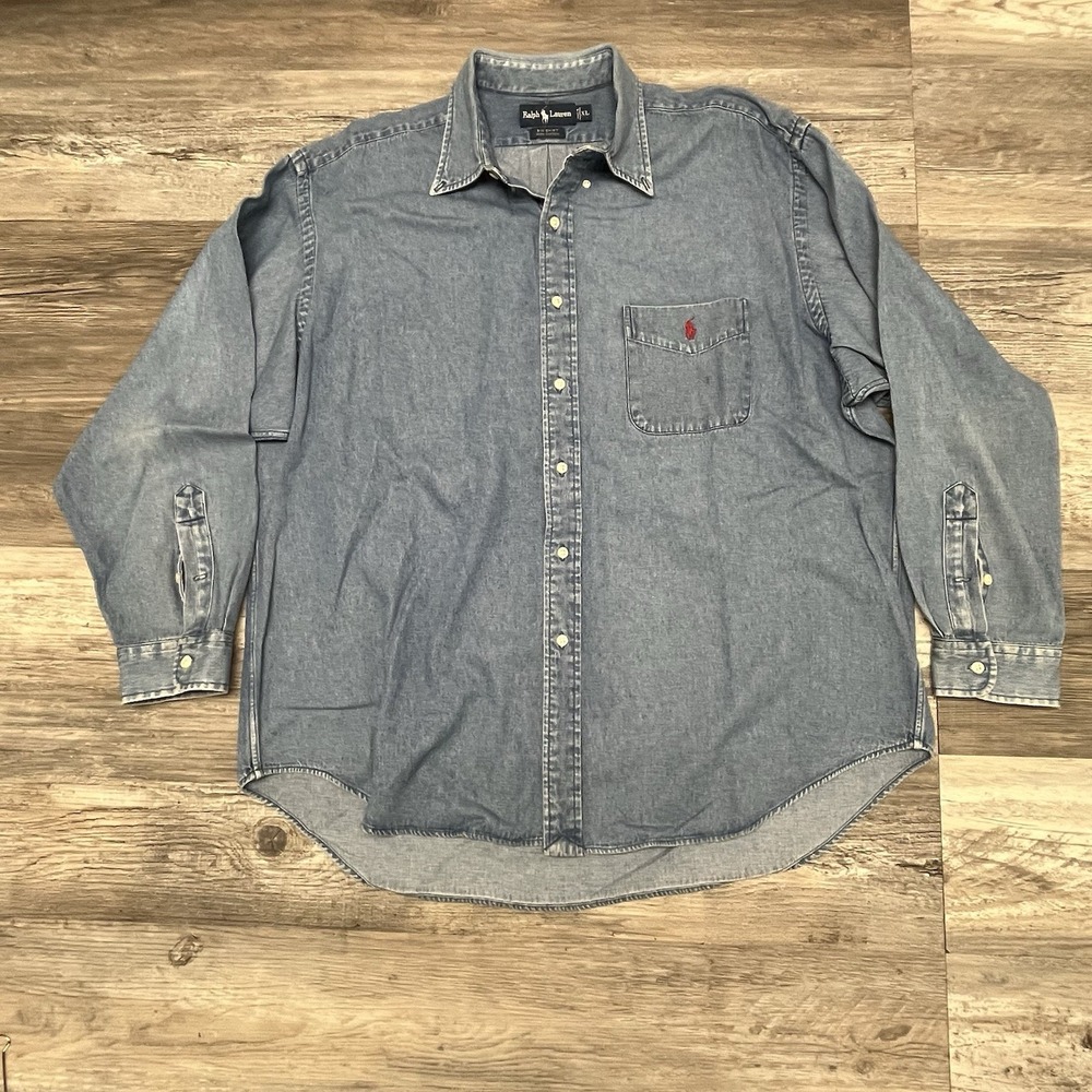 Polo by Ralph Lauren Light Blue Denim Button-Down Shirt